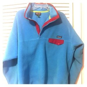Men’s large Patagonia fleece pullover “synchilla”